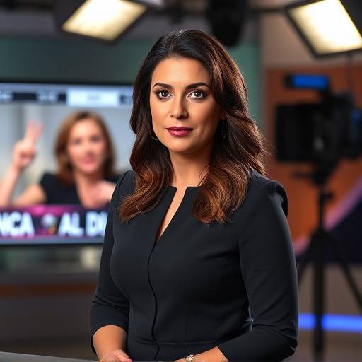 Imagen del programa de noticias 'Valencia al Día', con Lucía Gómez presentando
